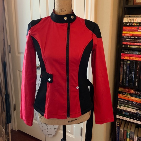 Lip Service vintage 90’s red moto jacket M - Picture 5 of 8